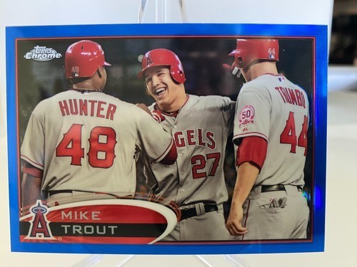2012 Topps Chrome - Mike Trout #144 Blue Refractor /199