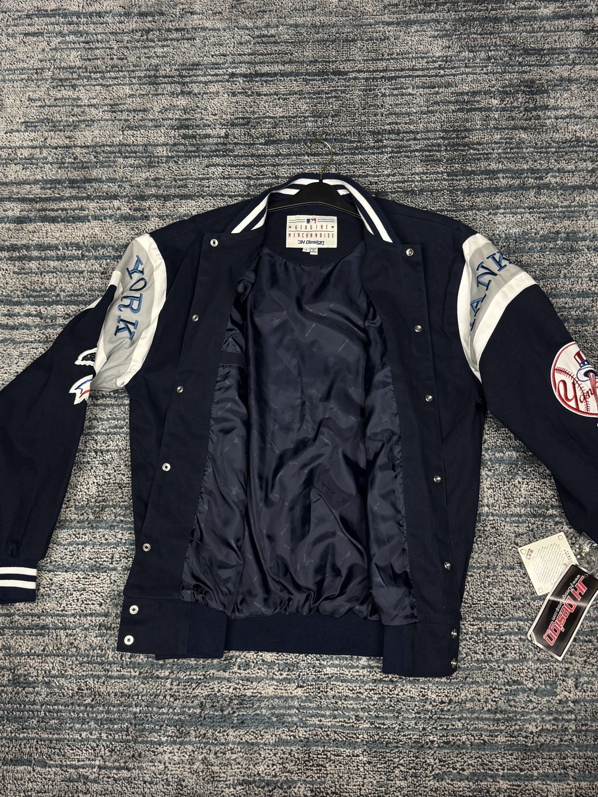 Vintage MLB Jeff Hamilton New York Yankees JH Jacket Size L image 4