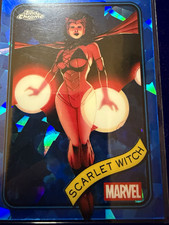 Topps Chrome Sapphire Marvel 2025 Scarlet Witch Wanda Maximoff #170