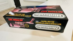 Nintendo Entertainment System NES Action Set Empty Box with Gun & Styrofoam Only