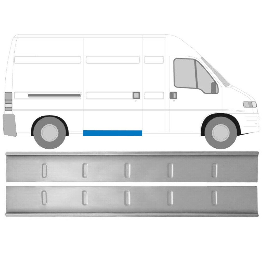 FIAT DUCATO P.BOXER C.RELAY 1994-2006 2x INNER SILL REPAIR PANEL / PAIR