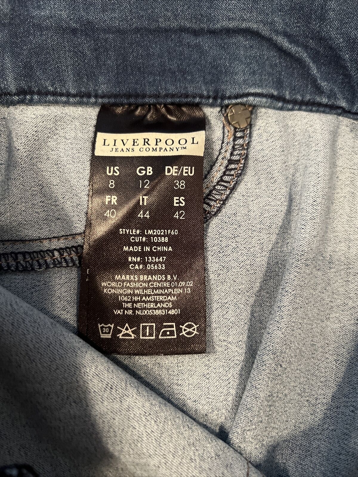 Liverpool Mira Skinny Jeans Size 8/29 - image 5