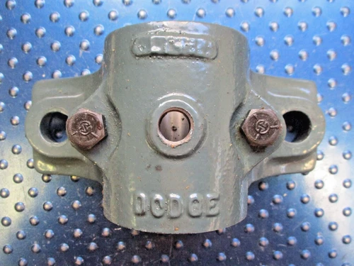 NEW DODGE SPLIT BABBITTED BEARING 006040 1-1/2" P2BBASP108