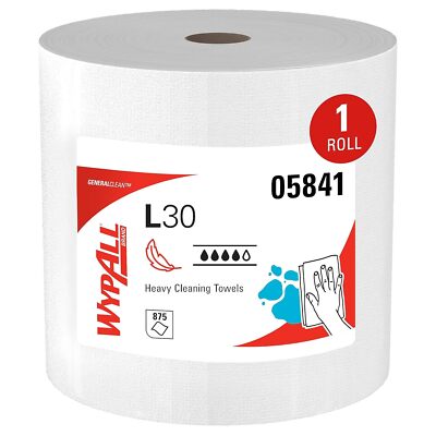 WypAll  GeneralClean  L30 Heavy Duty Cleaning Towels, Jumbo Roll (05841), Strong