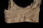 2 Lovely lace front hook bra tan and white size S (32-34) new no tag — photo 9