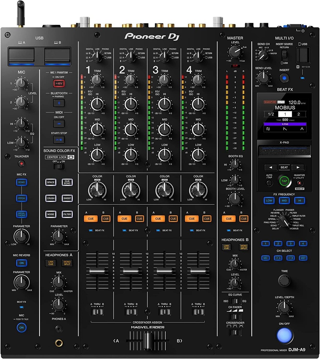 pioneer DJM-600 【仙台　squall】 Pioneer DJ 4ch 4-Channel Professional DJ Mixer DJM-A9 AC100V Only