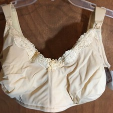 Womens maternity Nursing Bra , La Leche League. Nude, size 42DDD 4114X b096