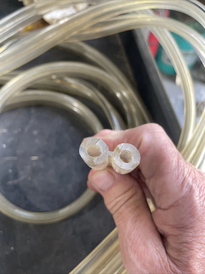 Transflow Clear/Black Dual  Silicone Vacuum Tubing 1/2” OD, 1/4” ID, 28’ Length - Image 3 of 4