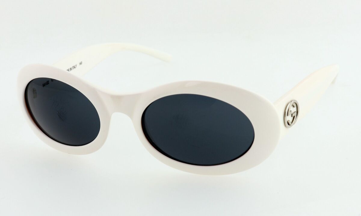 Rare Vintage Y2K GUCCI GG2400/N/S C29 54mm White Oval Rare Vintage Y2K GUCCI GG2400/N/S C29 54mm White Oval