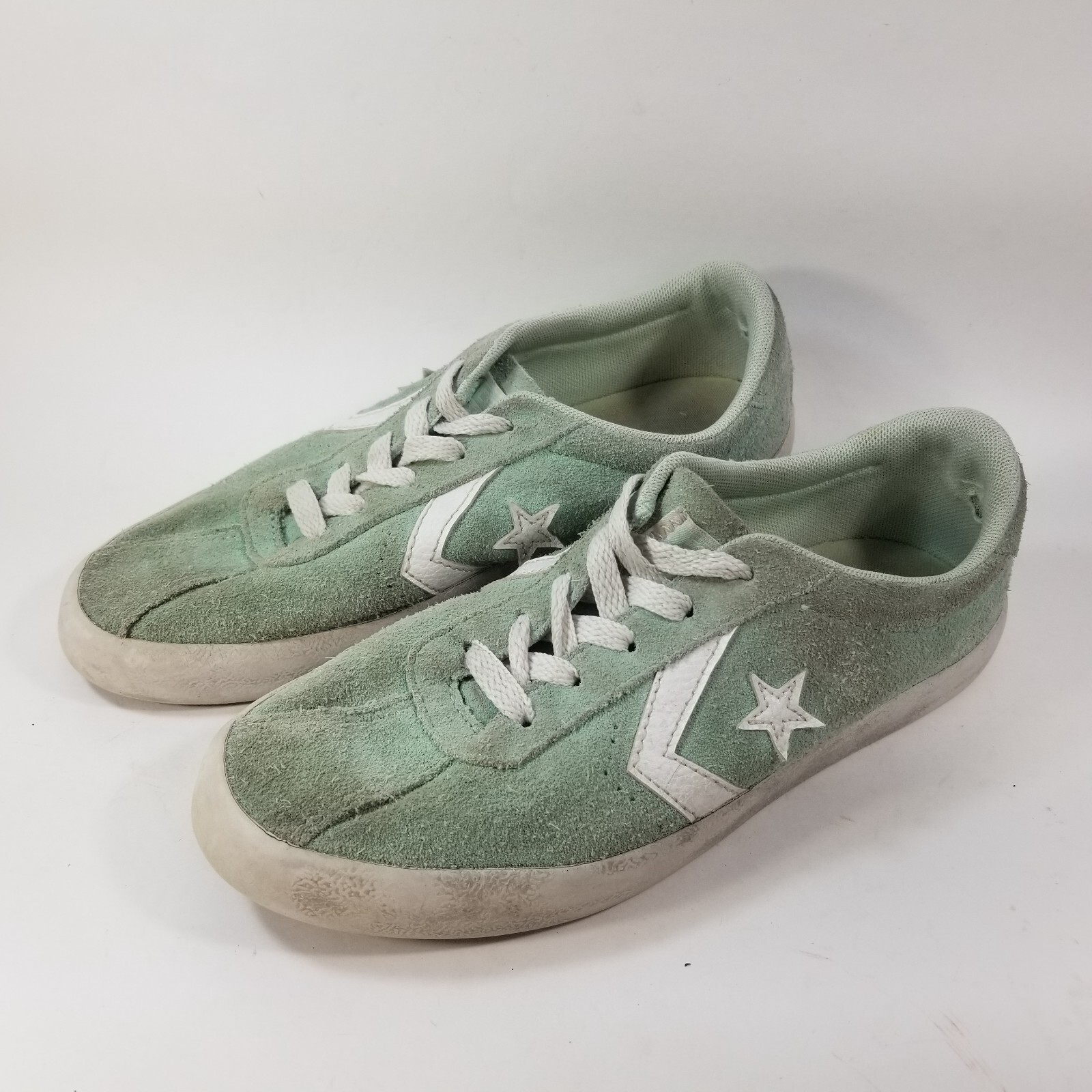 Converse One Star Low Sneakers Mint Green Leather Suede Junior
