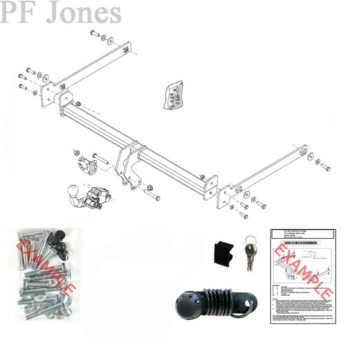 Brink Towbar for Toyota Yaris Cross SUV 2021 On Diagonal Detachable