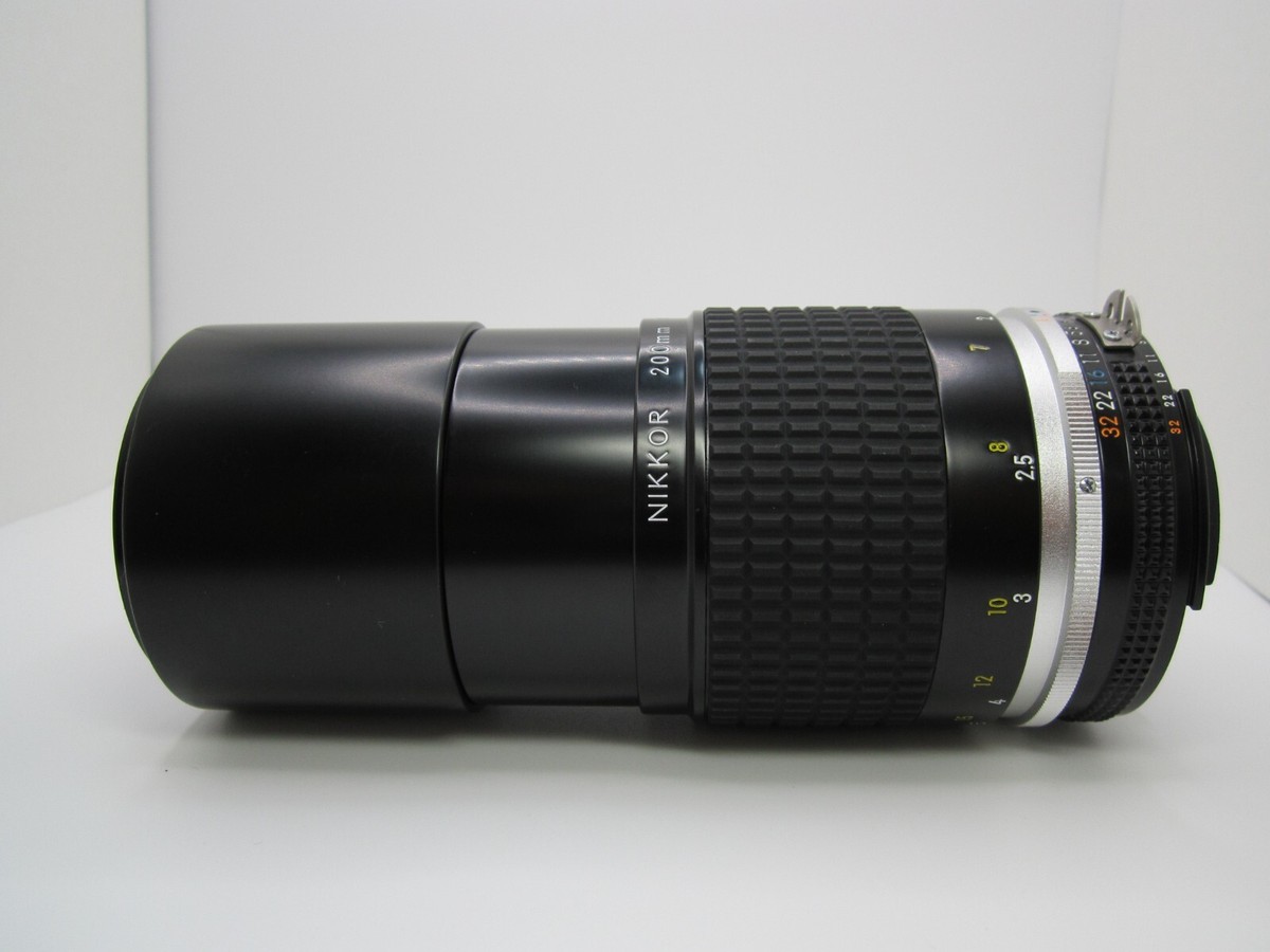 Nikon Nikkor Ai-s 200mm f4 MF Telephoto Lens From JAPAN #238 Nikon Nikkor Ai-s 200mm f4 MF Telephoto Lens From JAPAN #238