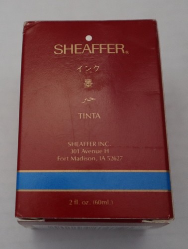 Unopened Sheaffer Fountain Pen Ink Blue 2 fl. oz / 60ml Made in USA