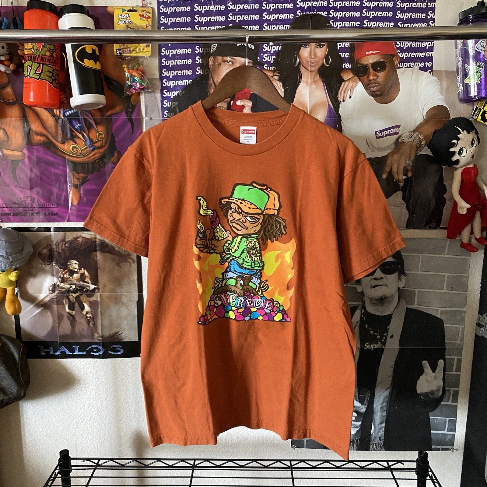 Supreme Molotov Kid T Shirt Rust 2019