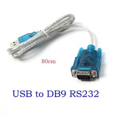 USB to RS232 Serial Port 9 Pin DB9 Cable Serial COM Port Adapter Convertor
