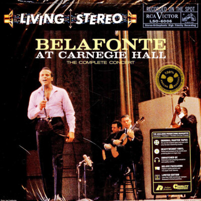 Harry Belafonte - Belafonte At Carnegie Hall 200g Vinyl  (1959 - US - Reissue)