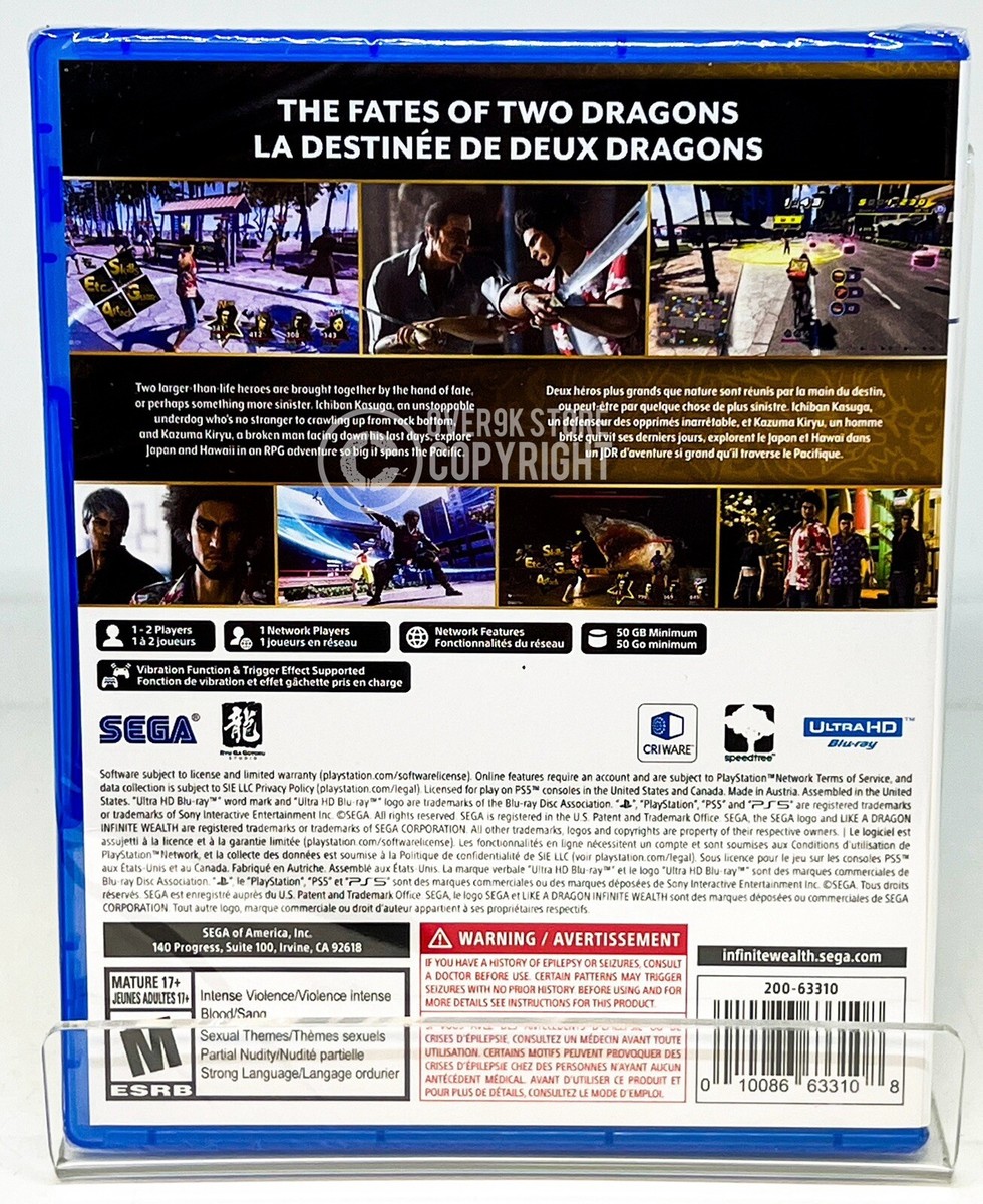 Like a Dragon Infinite Wealth PS5 - Jogos de Vídeo Game - Abolição, Rio de Janeiro 1477296371 | OLX