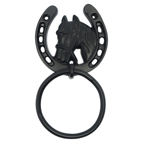 Horse Shoe Tie Rings on Plate - Picture 2 of 6