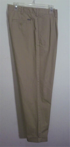 khaki cotton chinos pants by Izod size 36 x 32 - image 1