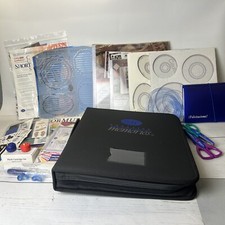 Creative Memories 3-ring Zip Carry Case w Plastic Insert Protectors  EXTRAS