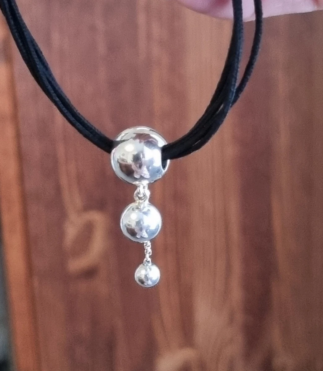 Genuine Pandora String of Beads dangle charm ALE S925