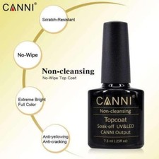 Gel Polish CANNI Colours Base Top Primer Nail Varnish Soak Off UV LED Colour UK
