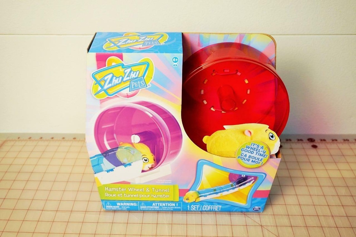 Zhu Zhu Pets Hamster Wheel Tunnel Toy Brand NEW By Spin Master