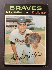 1971 Topps #81 Felix Millan Atlanta Braves