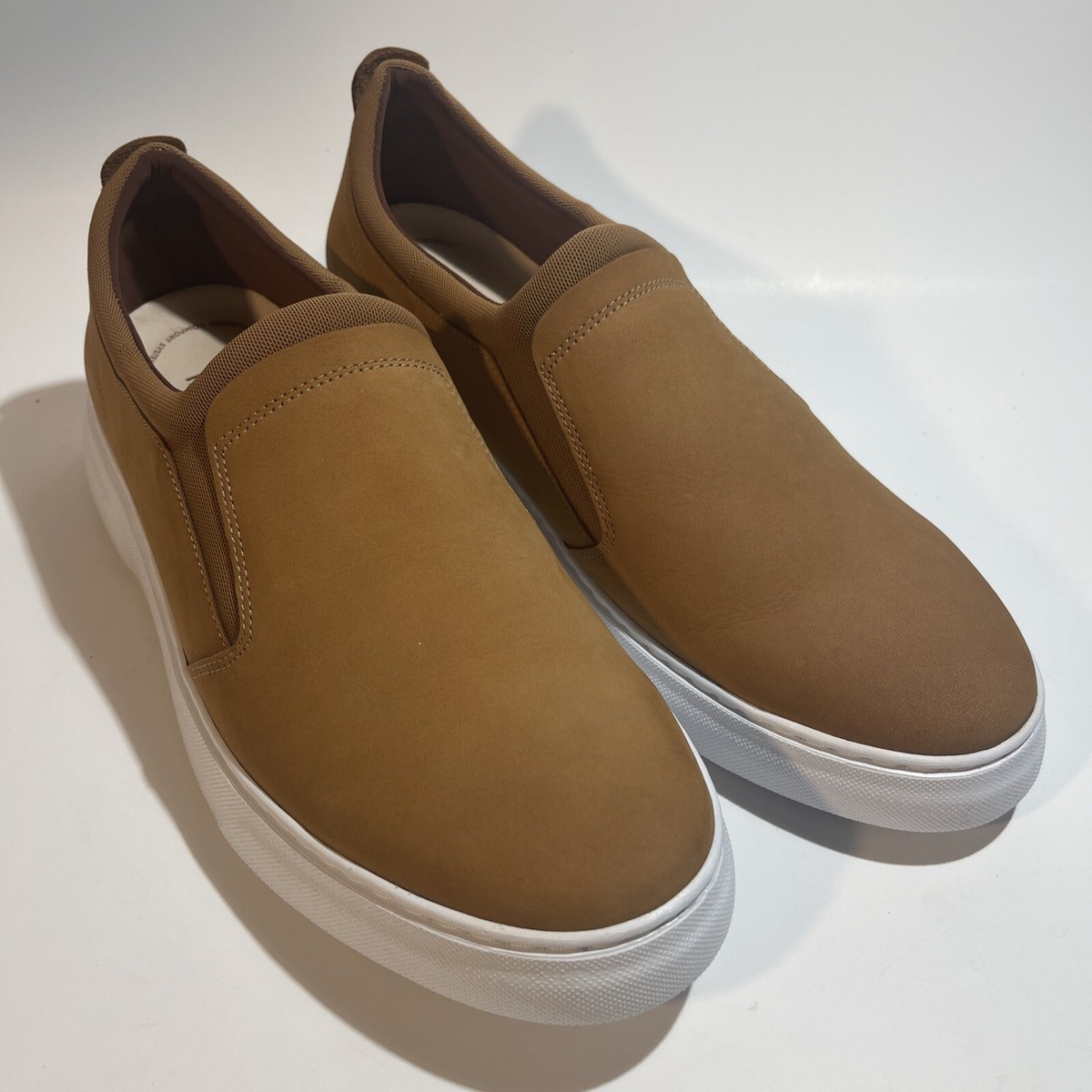 Samuel Hubbard Men\'s Gray Slip-On Sneaker 10.5 Samuel Hubbard Olema Slip On (Men) - Mushroom Nubuck – The  main image 4