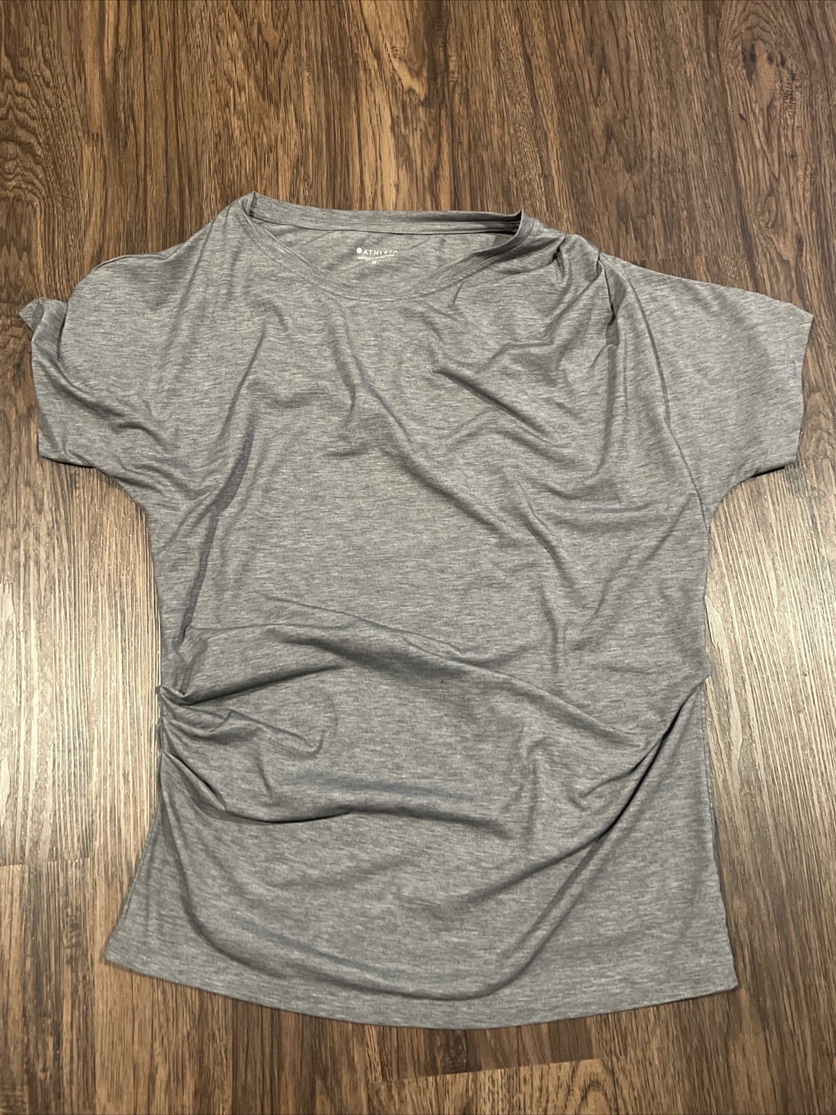 ATHLETA Threadlight Top Gray Asymmetrical Modal S… - image 4