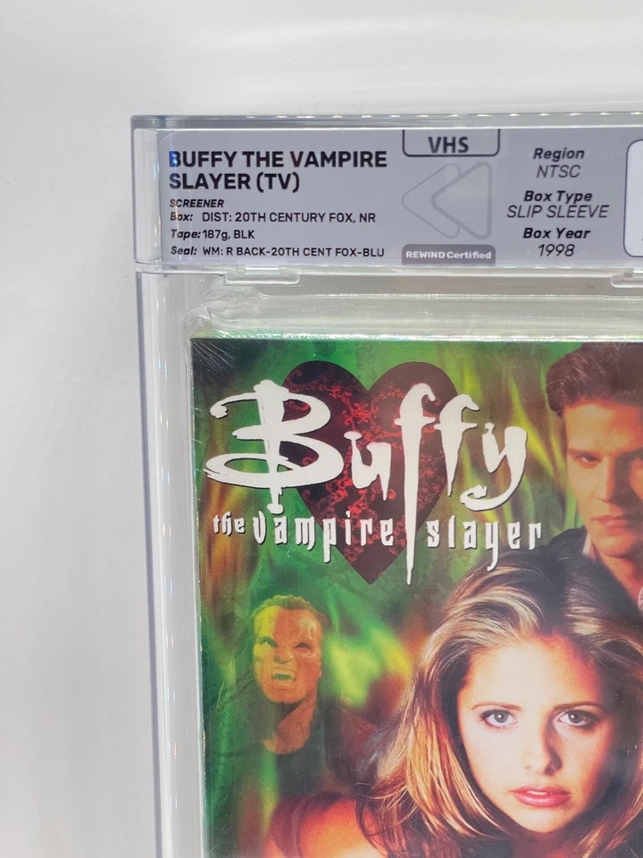 Buffy The Vampire Slayer VHS Screener Sealed demo rewind GRADED 8.5 / 4 stars Foto 3 de 4