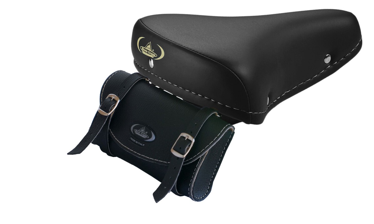 Selle vintage Graziella Montegrappa mod.07/F + sacoche de