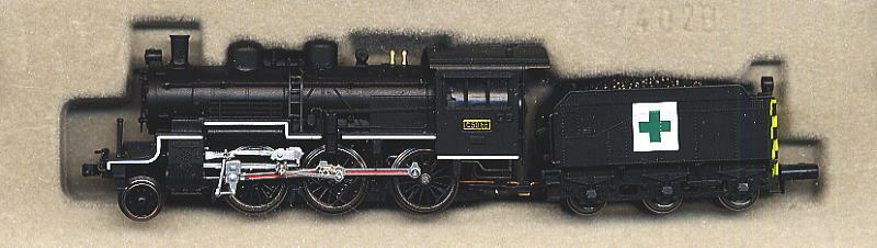 C50-66 ゼブラ塗装 マイクロエースA7402 Microace a7402 JNR Steam Locomotive c50-66, n scale, ships