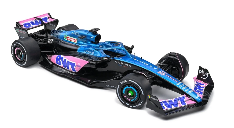 SOLIDO - Voiture de sport 2023 couleur bleu - ALPINE A523 version de présenta... - Photo 2/4