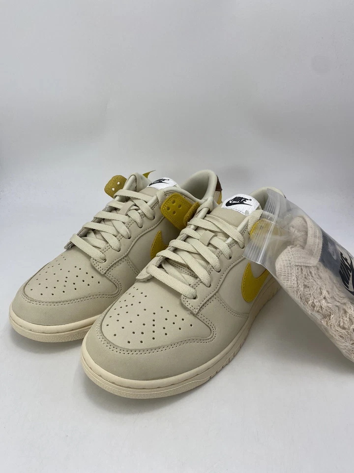 Nike W Dunk Low LX Coconut Milk Vivid Sulfur Shoes (DR5487 100) Wmns Size 9.5 - Image 4 of 4