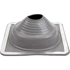 #4 GRAY Square Base EPDM Flexible Pipe Flashing (DFE104G)