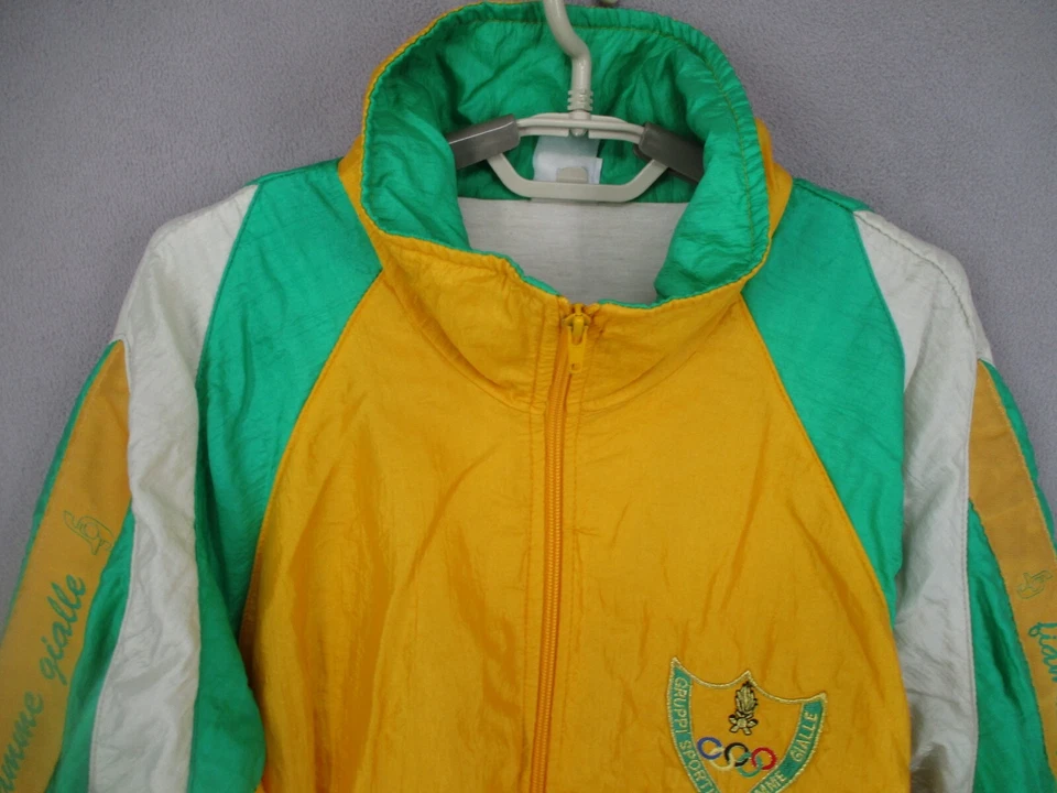 Chaqueta De Colección Gruppi Sportivi Fiamme Gialle Para Hombre Extra Grande Amarilla Juegos Olímpicos Foto 2 de 4