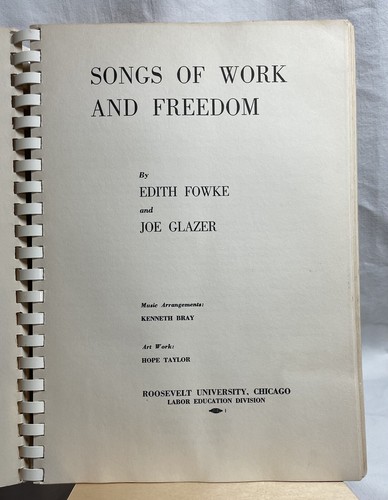 Labor Activism Songs from 1960 - Songs of Work and Freedom - Picture 3 of 14