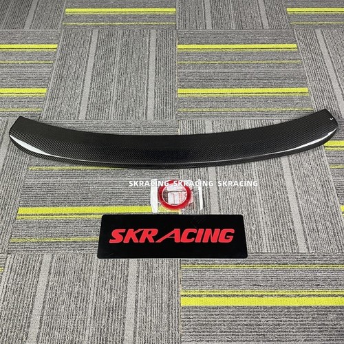 Carbon Fiber Rear Window Roof Spoiler Wing Lip Body Kits Fits Infiniti Q50 Sedan - Picture 12 of 15