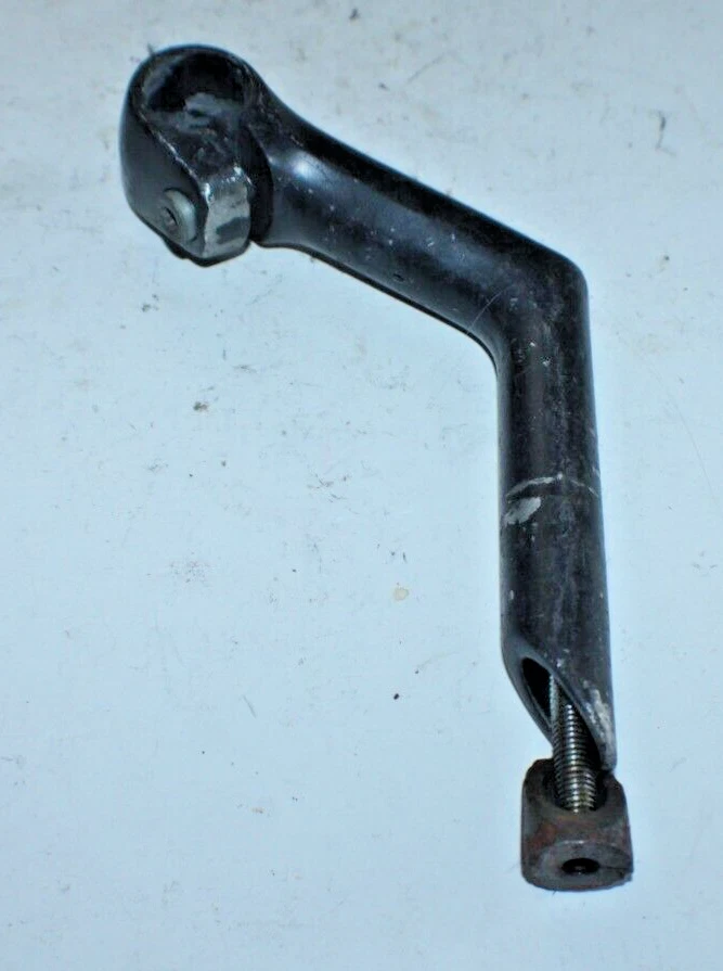 Vástago de pluma de MTB negro vintage de 22,2 mm 100 mm elevación 29 ° 25,4 mm híbrido MTB remitente de EE. UU. Foto 4 de 4