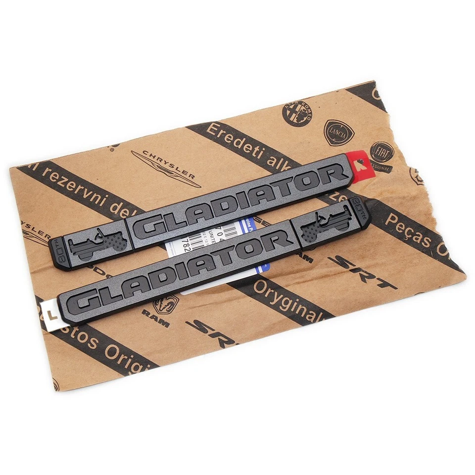 2021 Jeep Gladiator 80th Anniversary Driver / Pass Fender Nameplates OEM - Image 2 of 2