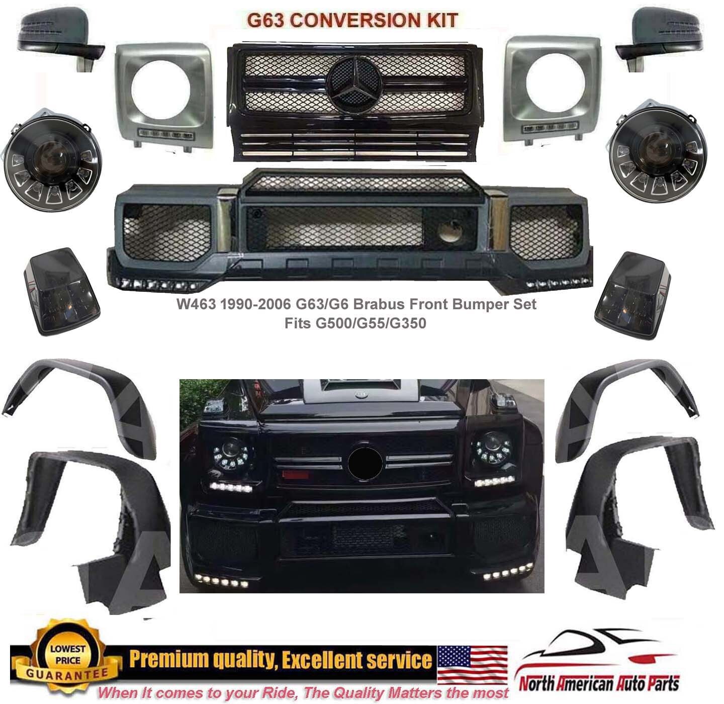 G63 Body Kit Bumper Grille Lip Brabus LED Headlights Signals G500 1990-2006