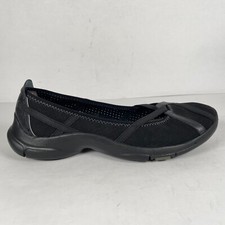 Clarks Berry Ballet Flats Womens Size 8 M Black Slip On Casual Comfort Shoes