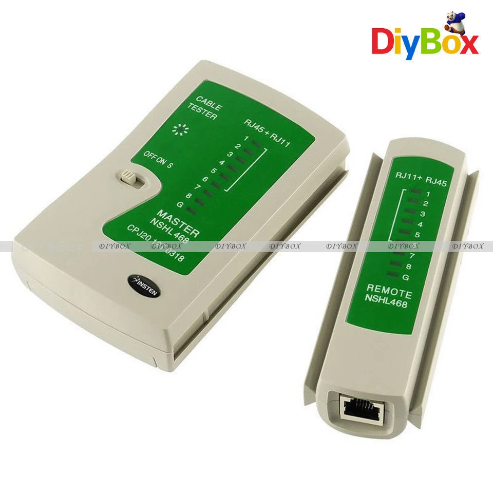Professional RJ45 RJ11 Cat5e Cat6 Super Network Lan Cable Tester Test Tool - Image 4 of 4