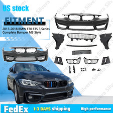 Front Bumper For 2013-18 Bmw F30 F35 3 Series To M3 Style 4-door