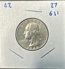 1942 Washington Quarter Dollar -- BU!