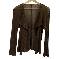PLEATS PLEASE Brown Women's Cardigan