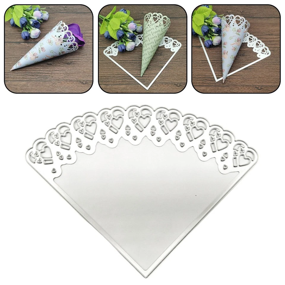 Jeu de matrices à découper en métal crème glacée pour fabrication de cartes - Photo 4/4