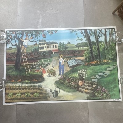 School poster 13-Autumn 19- Le Jardin OGÉ HATHETTE - 1960