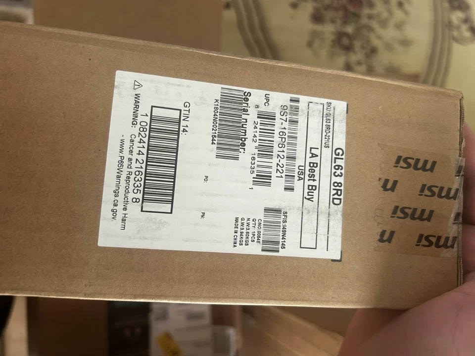 MSI Gaming Laptop GL63 15.6" Intel i5 8300H 2.30GHz 8GB RAM, 1TB GTX1050 - Image 3 of 3